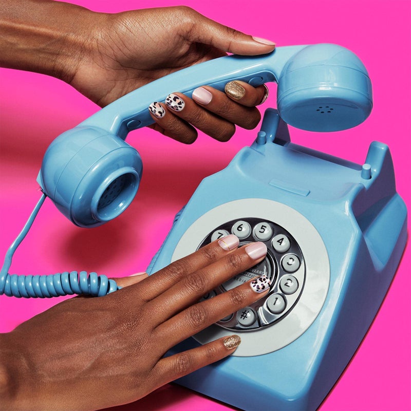 Dashing Diva Gloss Nail Strips - Cheetahlicious | UV Free, Chip Resistant, Long Lasting Gel Nail Stickers | Contains 32 Nail Wraps, 1 Prep Pad, 1 Nail File - Image 4