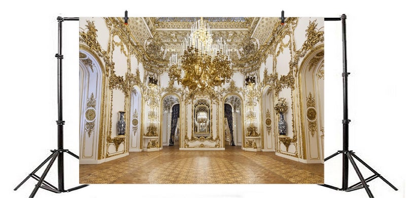Yeele 8x6ft Luxurious Palace Backdrop for Photography Chandelier Arch Door Noble Hotel Background Kids Adult Photo Booth Shoot Vinyl Studio Props Y2SW04371 - Image 3