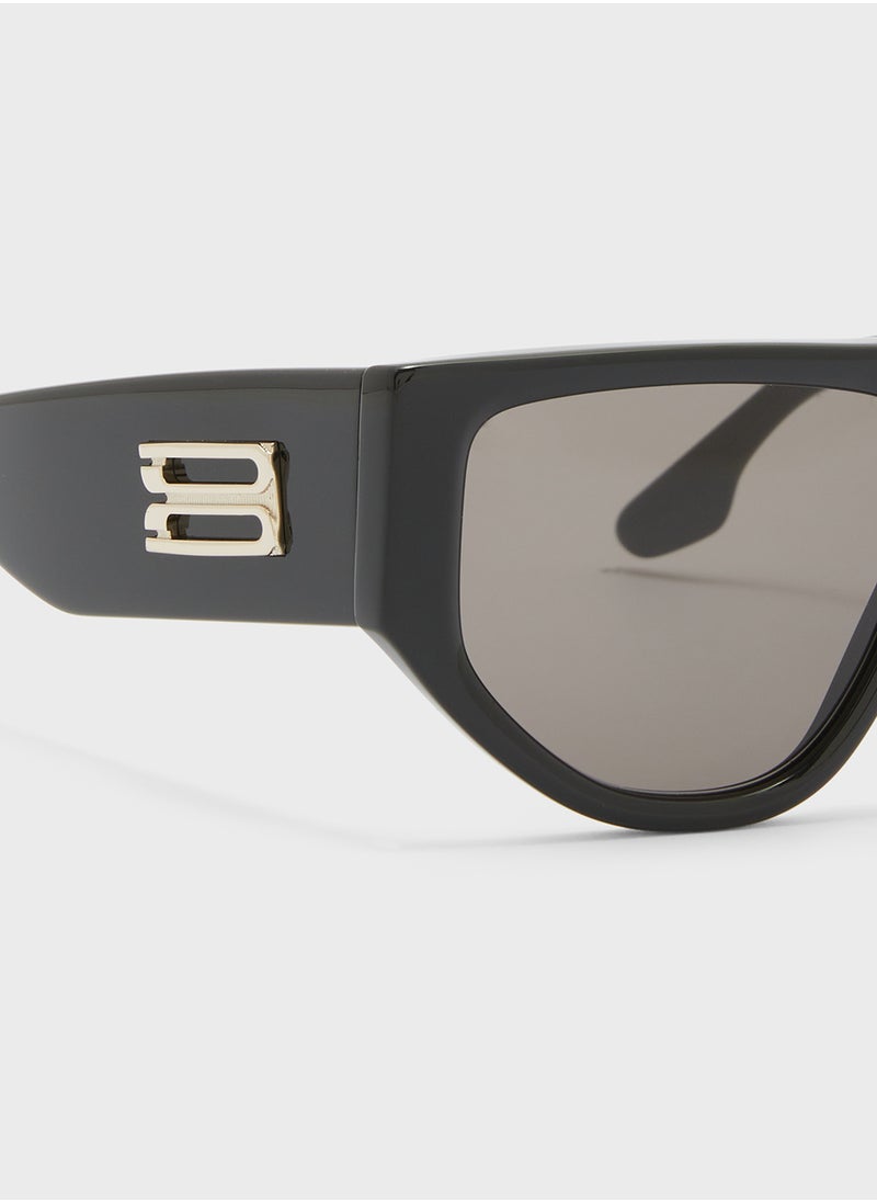 Victoria Beckham Modified Rectangle Sunglasses  - Image 4