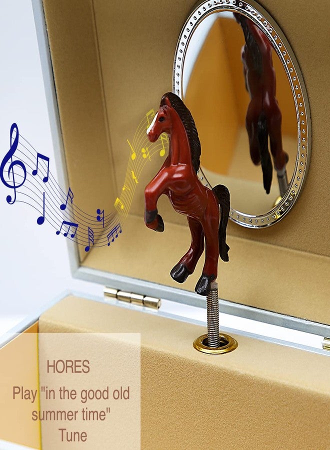 Enchantmints Country Hourse Boys Jewerly Box Spins to "In the Good Old Summer Time" Treasure Storage - Image 5