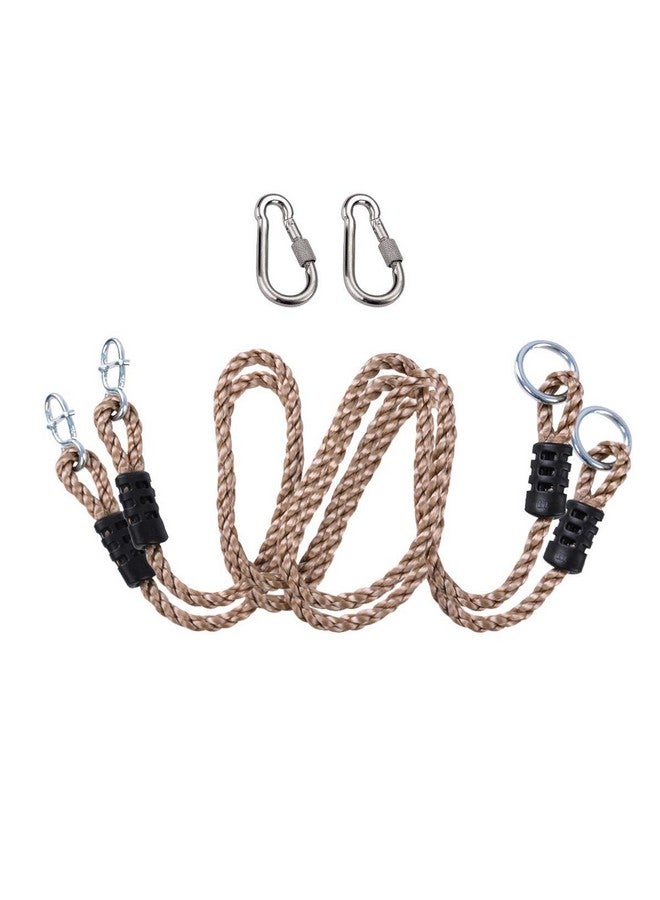 Toy Park Adjustable Climbing Nylon Rope for Outdoor Swings/Playground Set Accessories - 180 cm (6ft), 1 Carabiner Included (2) - Image 1