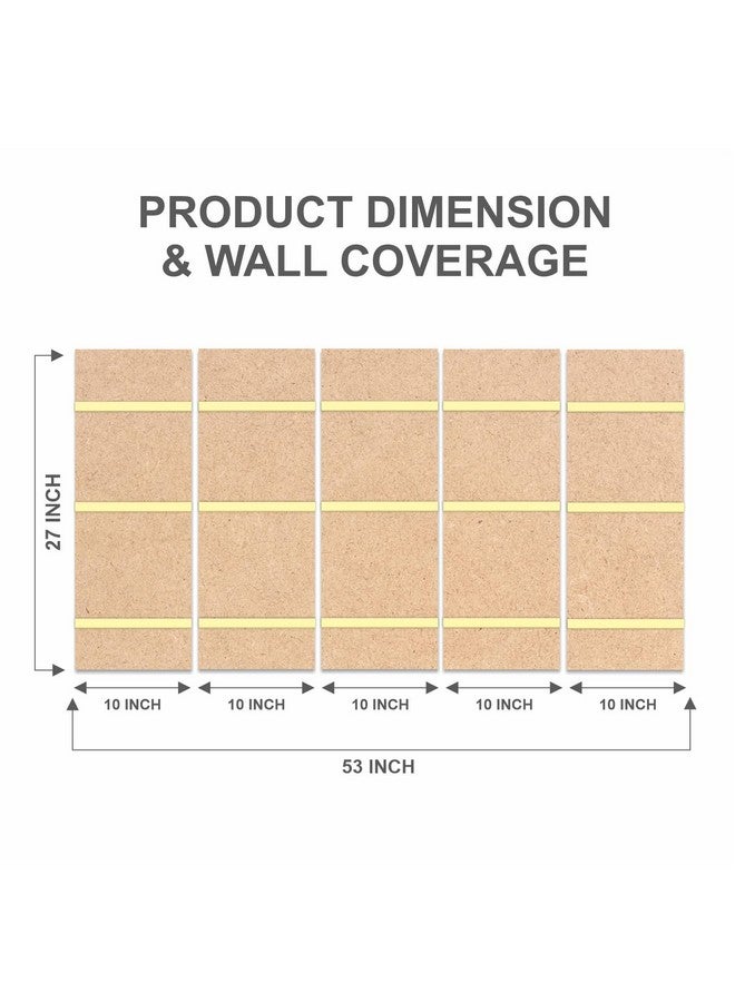 بيبر بلان ديزاين لوحة فنية كبيرة من تصميم طائرة ورقية بزهور نابضة بالحياة لتزيين الحائط | لوحة فنية مكونة من 5 لوحات للمنزل والمكتب | لوحة فنية جدارية مقاس 27 × 50 بوصة | ديكور منزلي | ديكور مكتب (F) - Image 5