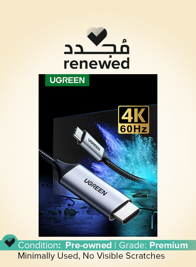 Ugreen Renewed - USB C to HDMI Cable 1M, USB 3.1 Type C Thunderbolt 3 to HDMI 4K At 60Hz UHD Adapter - Image 1