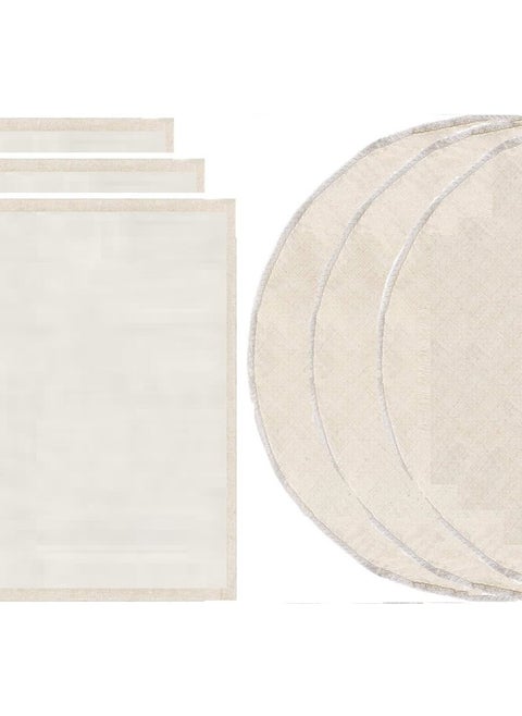 Unbleached Thin Cotton Idli Cloth for Steaming Set of 6 Without Holes