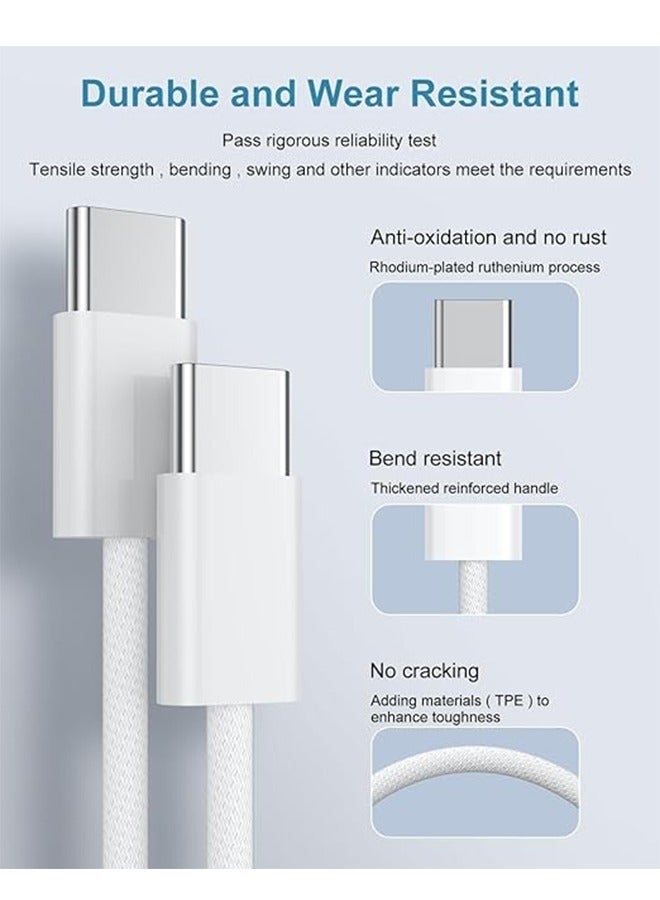 Golau 20W Fast Charger | USB C Wall Fast Charger with 2M Type C to C Charging Cord Compatible with IPhone 16/15/Pro Max/Pro/Plus and all Type C Mobile - Image 2