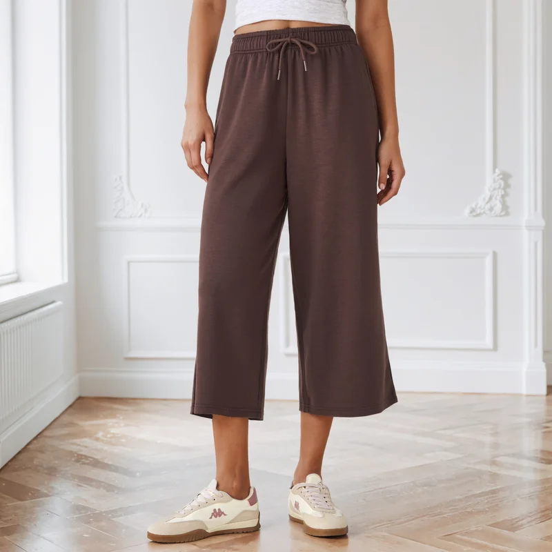 Splash FAV Wide Leg Drawstring Waist Culottes