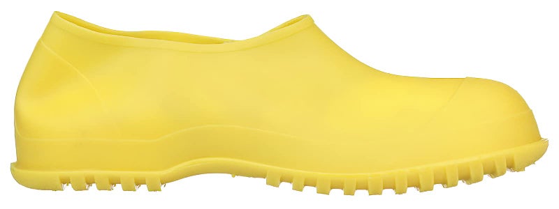 Tingley Workbrutes Hi-Top Work Style - Covers Work Shoe Up to Ankle - Yellow - Cleated Outsole, XS - Image 1