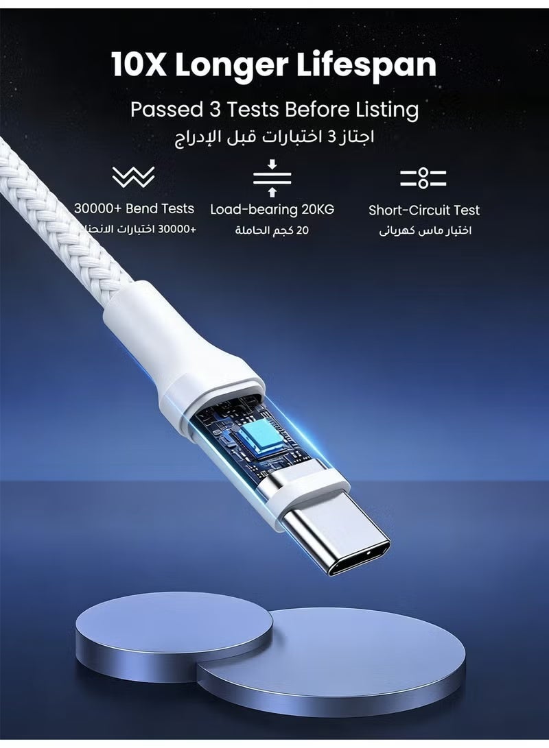 Nexlynx 60W,USB type C To type-C Super Fast Charging Cable 1M For iPhone 16/15, iPad, iPad mini 7, MacBook Pro, Samsung S25 Ultra/S24/23/, Huawei P70 - Image 3