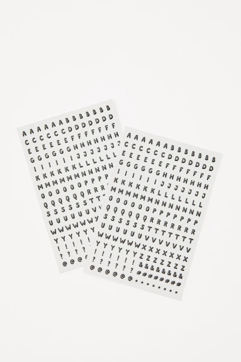Typo Lcn Nail Sticker Sheet