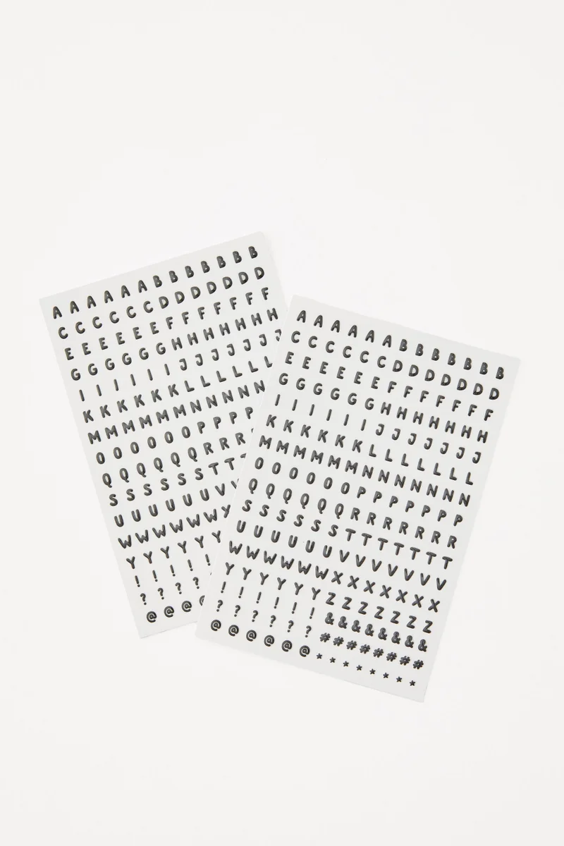 Typo Lcn Nail Sticker Sheet