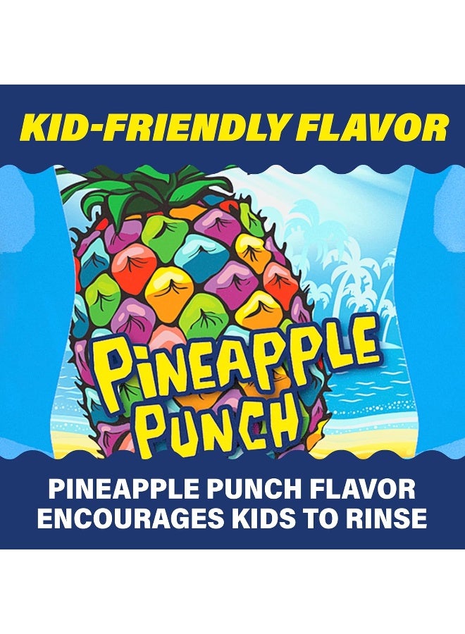 ACT Kids Anticavity Fluoride Rinse Pineapple Punch 16.9 fl. oz. Accurate Dosing Cup, Alcohol Free - Image 4