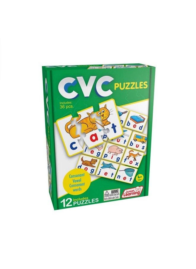 Junior Learning Jl240 Cvc Puzzles Multicolor  - Image 2