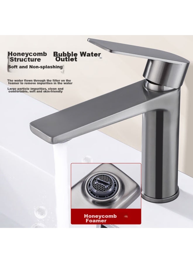 LARSD Lairshidan Basin Faucet, Hot And Cold Water Bathroom Cabinet Washbasin Faucet, Sink Tap Ld6201h - Image 3