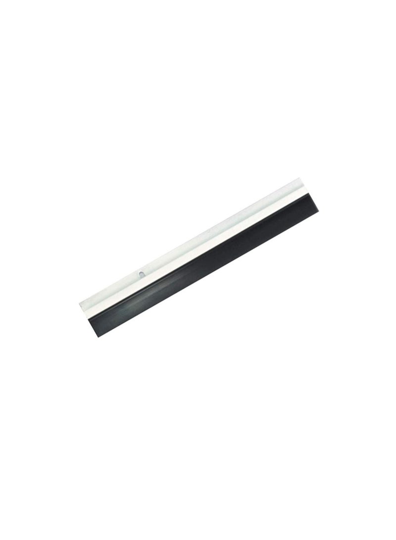 Door Bottom Brush & Rubber Seal with Screw for Exterior/Interior Doors, Insulation Door Seal Sound Proof Under Door Draft Blocker- Keeping Noise Repellent & Dust (120cm, Rubber White) - Image 1