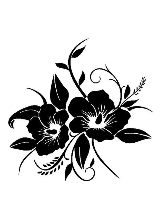 NIBEMINENT Flower Pattern Car Sticker