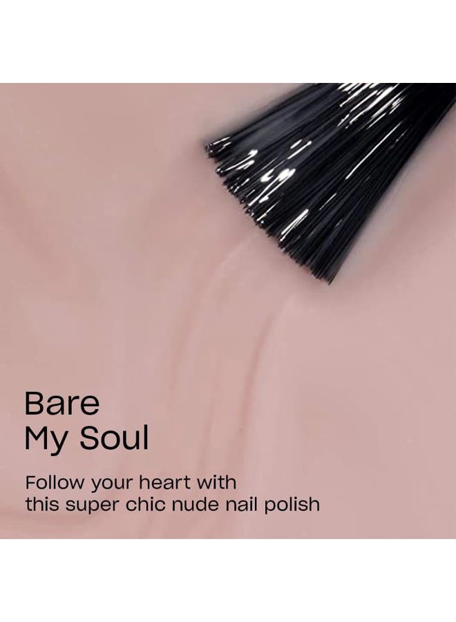 OPI Nail Lacquer Bare My Soul | Sheer Soft Beige Crème Chip Resistant Nail Polish | Always Bare For You Collection - Image 3