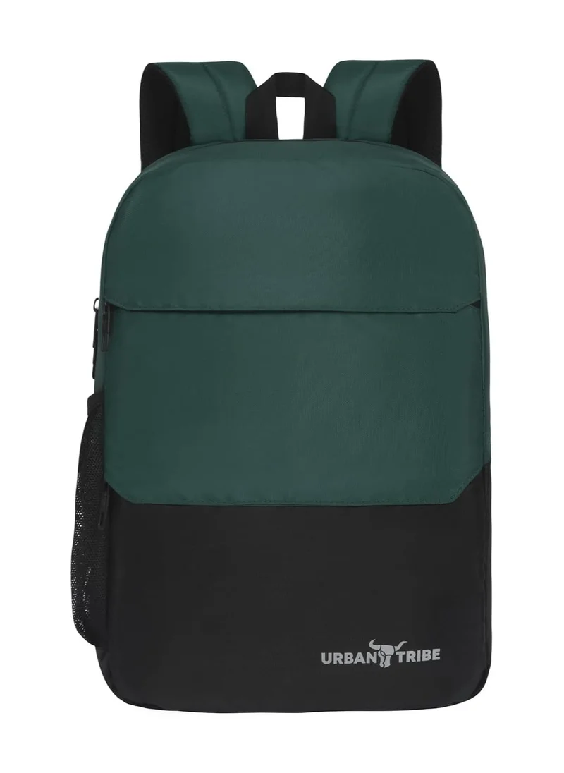 إربان ترايب URBAN TRIBE Vixen 16 Liters Green Laptop Office Travel Backpack For Men And Women, Boys And Girls