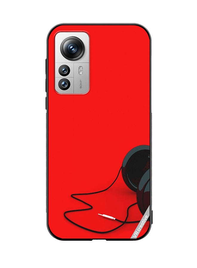 VR CREATIVE Protective Case Cover For Xiaomi 12X Music Design Multicolour - Image 1