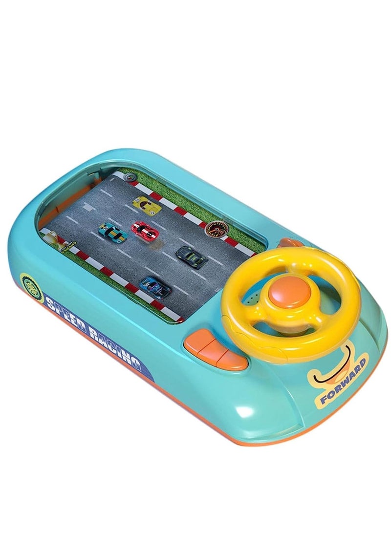 Simulation Driving Steering Wheel Musical Steering Wheel Toys for child, Toddler Simulated Driving Racing Car Game with Sound Age 3+ Year Old, Interactive Educational Learning Race Car Toy for Boys - Image 1