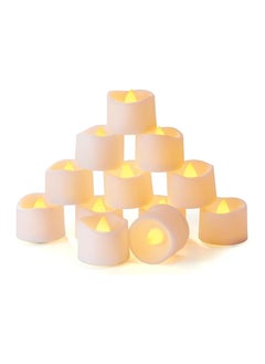 Homemory Timer Tea Lights Candles Battery Operated Candles With 6H Timer, Auto On Daily, Flameless Led Tealight Votive Candles For Table Centerpieces, Lantern, Holiday Decor, Built-In Timer, 24-Pack