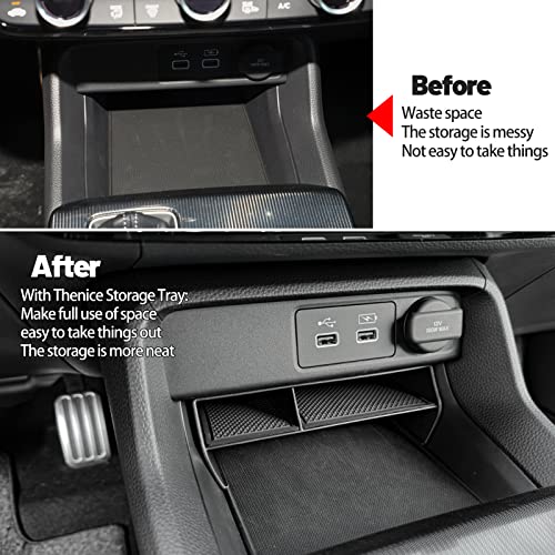 Thenice for 11th Gen Civic Center Console Organizer Caddy Glove Storage Box Compatible with Honda Civic 2022 2023 2024 2025 - Image 2