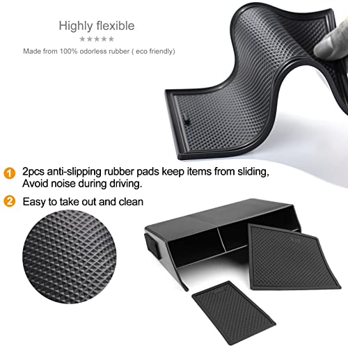 Thenice for 11th Gen Civic Center Console Organizer Caddy Glove Storage Box Compatible with Honda Civic 2022 2023 2024 2025 - Image 4