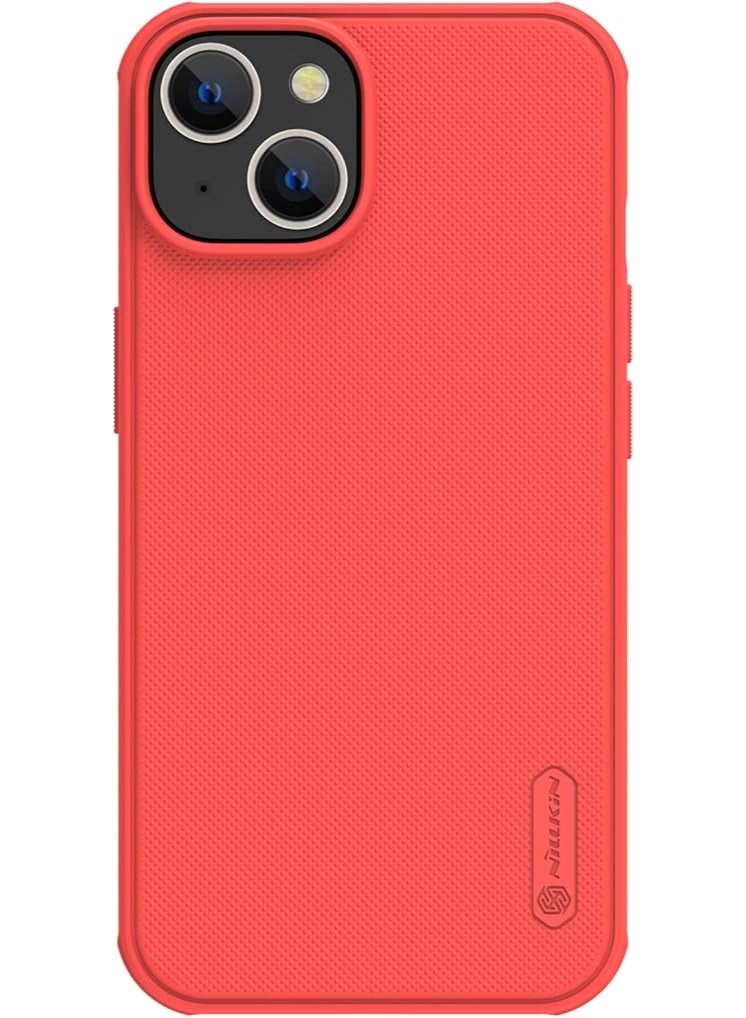 Nillkin Super Frosted Shield Pro Hard Back Cover for Apple iPhone13 6.1 inch Red - Image 4