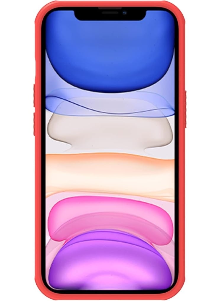 Nillkin Super Frosted Shield Pro Hard Back Cover for Apple iPhone13 6.1 inch Red - Image 2