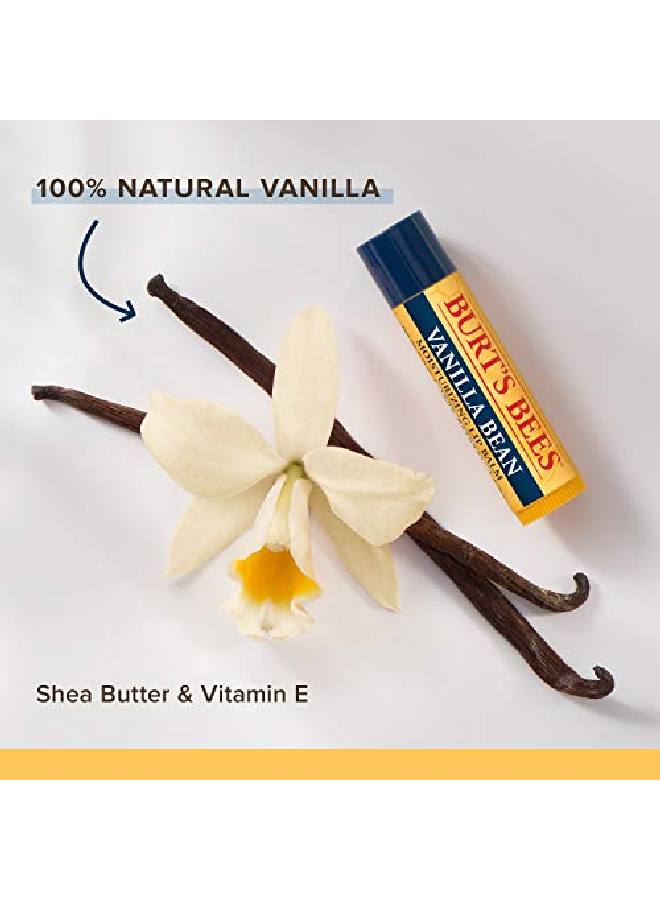 Burt's Bees 100% Natural Moisturizing Lip Balm, Vanilla Bean 4 Tubes - Image 4