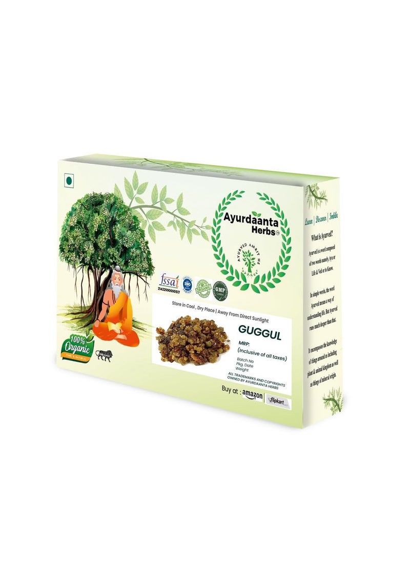 Ayurdaanta Herbs Ayurdaanta Herbs Natural Organic Desi GuggulPure and Organic GuggalGugal Dhoop OriginalNatural Air Purifier for Home Puja and Hawan and mediciine 100 GRAM  - Image 2