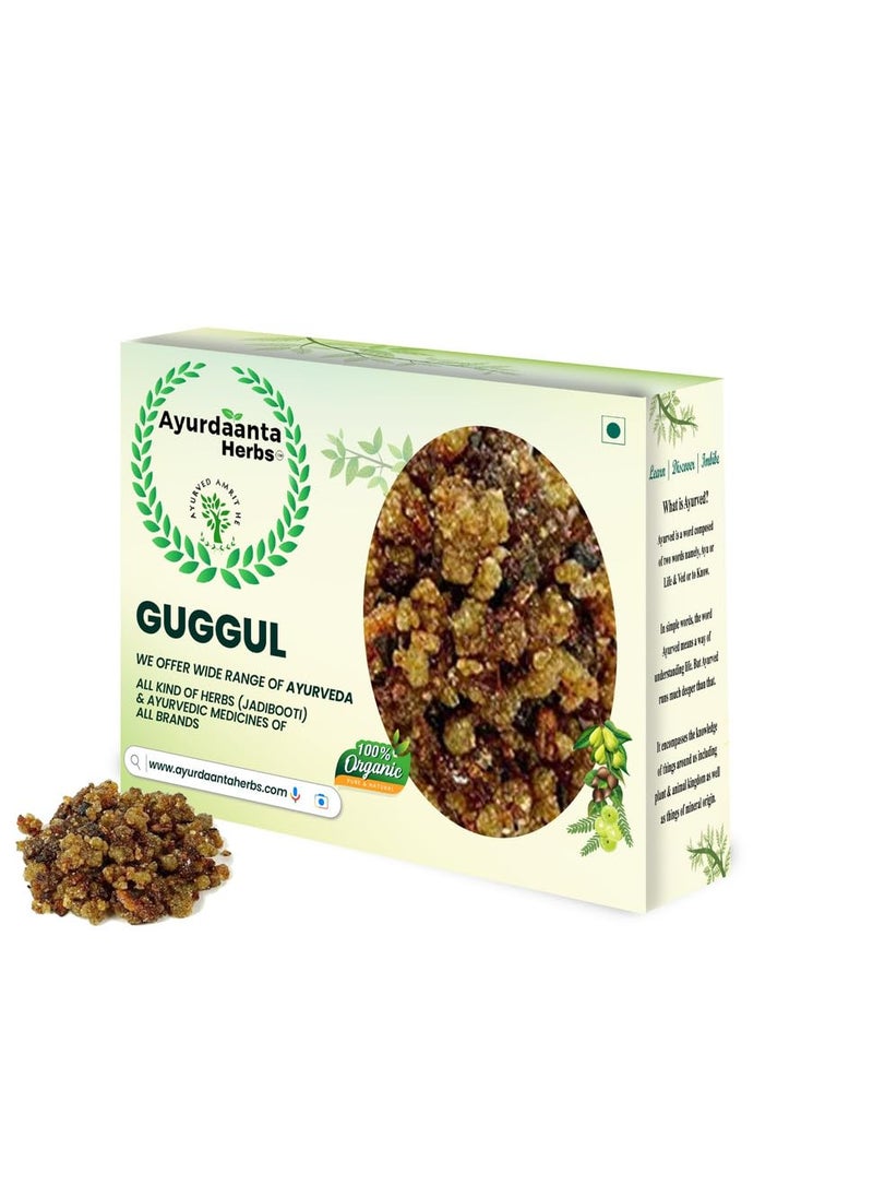 Ayurdaanta Herbs Ayurdaanta Herbs Natural Organic Desi GuggulPure and Organic GuggalGugal Dhoop OriginalNatural Air Purifier for Home Puja and Hawan and mediciine 100 GRAM  - Image 1