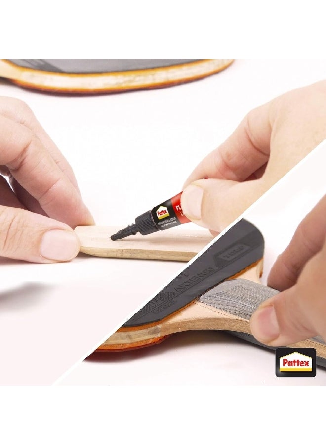Pattex Mini Dose Extra-Strength Long-Lasting Liquid Super Glue Clear 1g 2753933 - Image 3