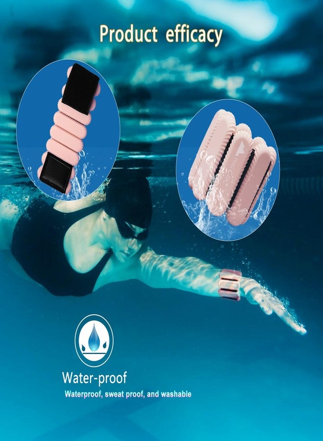 Phgcbk 2Lbs Wrist Ankle Weights for Women - Wearable Arm Leg Bangles Weight Set of 2(1Lb Each) Adjustable Weighted Wristbands for Home Gym Workout, Walking, Pilate, Yoga, Exercise, Barre, Strength Training - Image 3