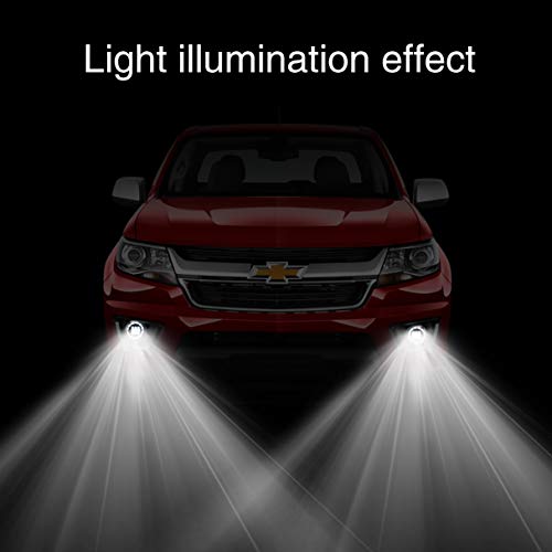 Tecoom LED Fog Lights Compatible with Chevy Colorado Silverado Camaro Tahoe/Suburban Avalanche/Ford Escape Mustang, Bumper Fog Lamps [Only Fit Model with 2 Same Fog light] - Image 3