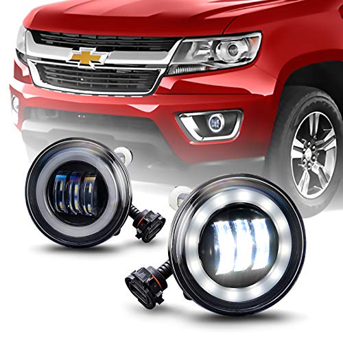 Tecoom LED Fog Lights Compatible with Chevy Colorado Silverado Camaro Tahoe/Suburban Avalanche/Ford Escape Mustang, Bumper Fog Lamps [Only Fit Model with 2 Same Fog light] - Image 1