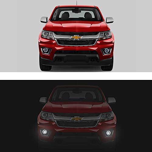 Tecoom LED Fog Lights Compatible with Chevy Colorado Silverado Camaro Tahoe/Suburban Avalanche/Ford Escape Mustang, Bumper Fog Lamps [Only Fit Model with 2 Same Fog light] - Image 2