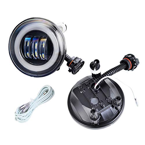 Tecoom LED Fog Lights Compatible with Chevy Colorado Silverado Camaro Tahoe/Suburban Avalanche/Ford Escape Mustang, Bumper Fog Lamps [Only Fit Model with 2 Same Fog light] - Image 5