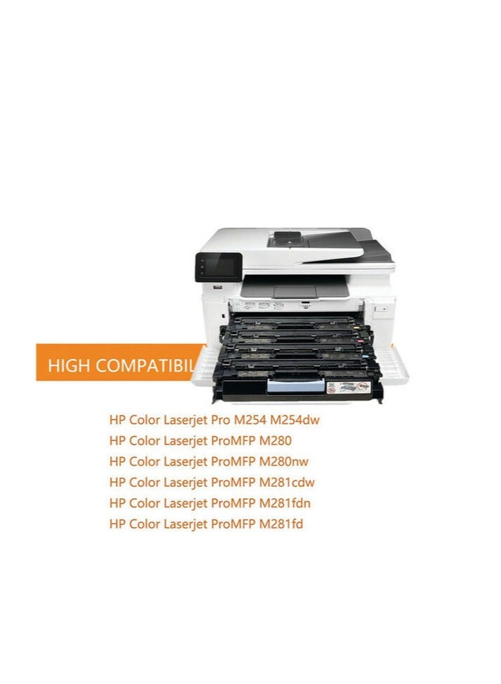 Office Maker Toner Cartridge For HP Laserjet M254 MFP M280 M281 Printer Cyan - Image 3