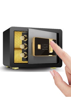 Fireproof Safe Box for Home Electronic Home Security Safe with Fingerprint Scanner and Programmable Keypad Lock, Secure Documents Money Valuables LED Display with Upgraded  Size 25x35x25cm Black - pzsku/ZE03B639207036E8E50C2Z/45/_/1735054989/b515ae8b-7973-4420-a93e-27fcddbec681