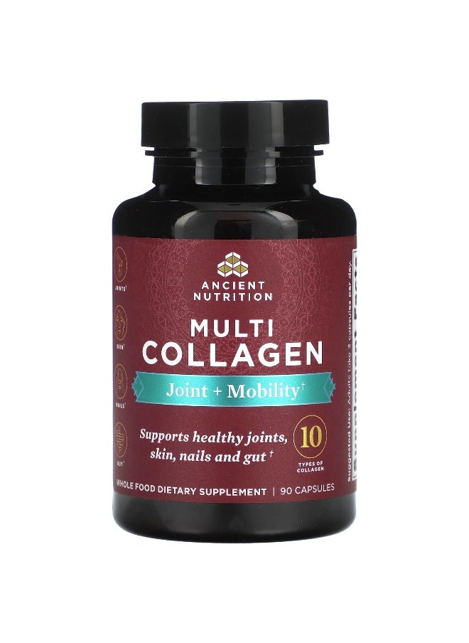 Ancient Nutrition - Ancient Nutrition, Multi Collagen, Joint + Mobility, 90 Capsules - Image 1