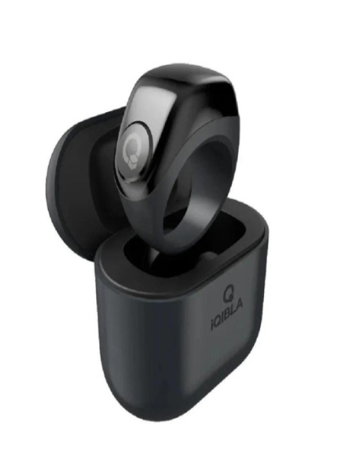 iQIBLA iQIBLA Smart Tasbih Ring with Charging Case - Black 3 Sizes 18/20/22  - Image 2