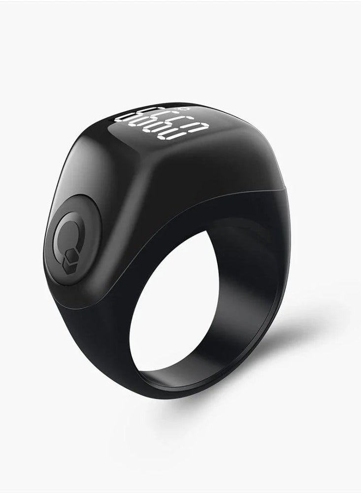 iQIBLA iQIBLA Smart Tasbih Ring with Charging Case - Black 3 Sizes 18/20/22  - Image 3