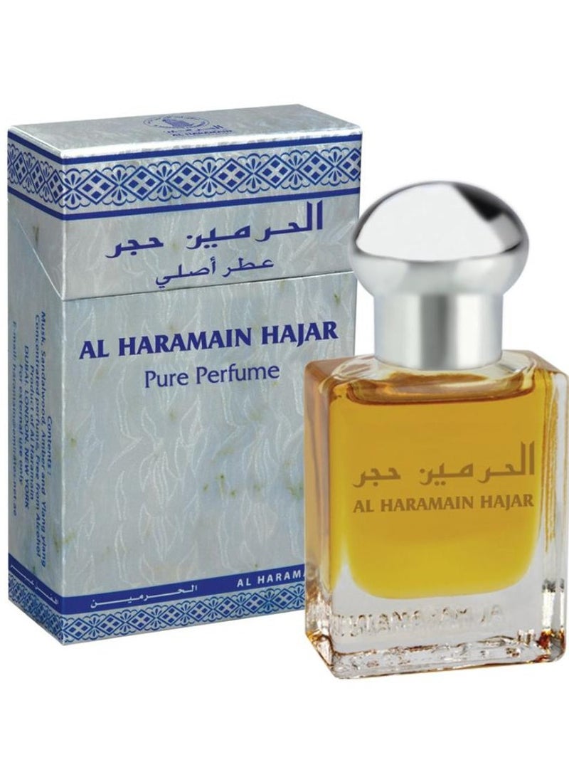 Hajar Oil for Unisex pure Perfume 15ml