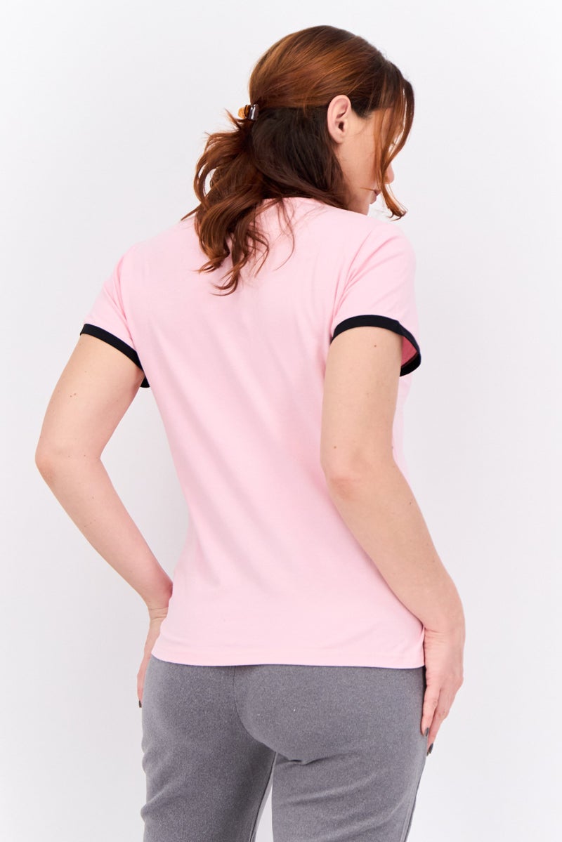 Ellesse Women Sportswear Fir Short Sleeves Outdoor Top, Pink - Image 3
