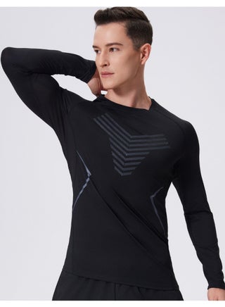Men's quick-drying long sleeve crew neck sports shirt gym top - pzsku/ZE03B7312B6C8555BD743Z/45/1745482608/11104ef4-de1e-4118-8f48-95276455af52