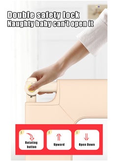 Beauenty Bed Rail Guard Barrier for Baby, Adjustable Height Side Bed Falling Protector for Kids Newborn Toddler Single Twin Side Bed  - Image 4