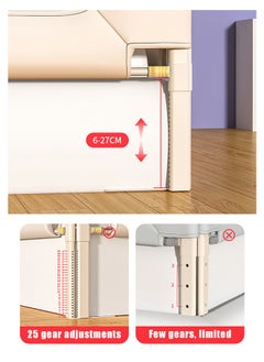 Beauenty Bed Rail Guard Barrier for Baby, Adjustable Height Side Bed Falling Protector for Kids Newborn Toddler Single Twin Side Bed  - Image 5