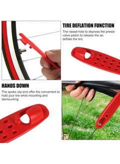 Oasisgalore 10pcs Bike Tire Levers, Portable Plastic Tire Lever for Tyre Repair Removal Tools  - Image 4