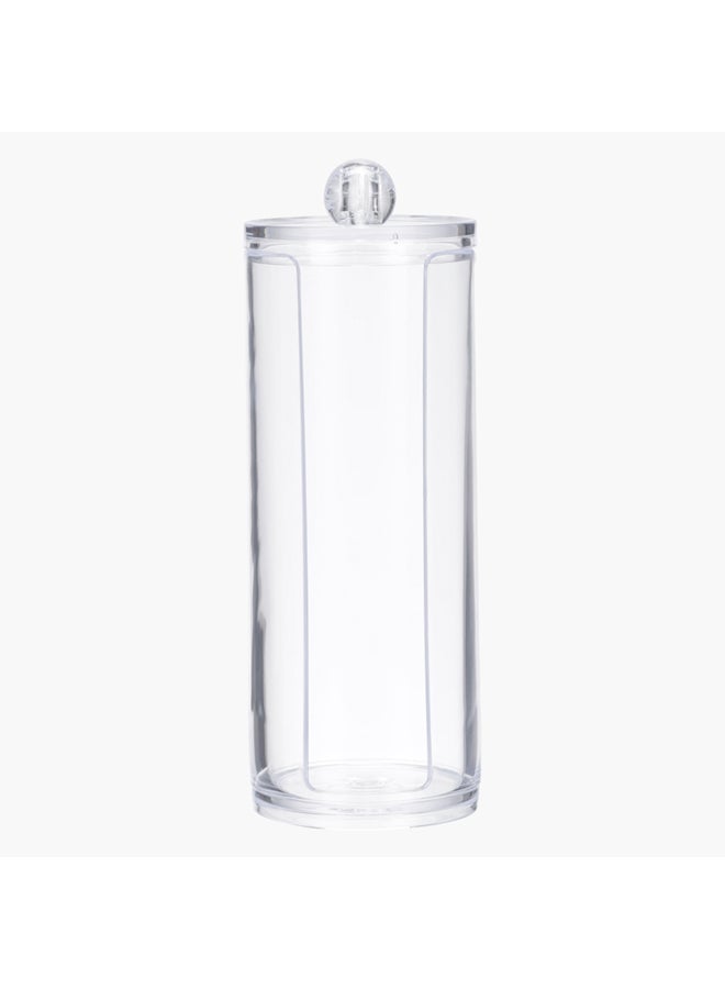 Crystal Cotton Pad Holder Clear 17.5Liters - Image 1