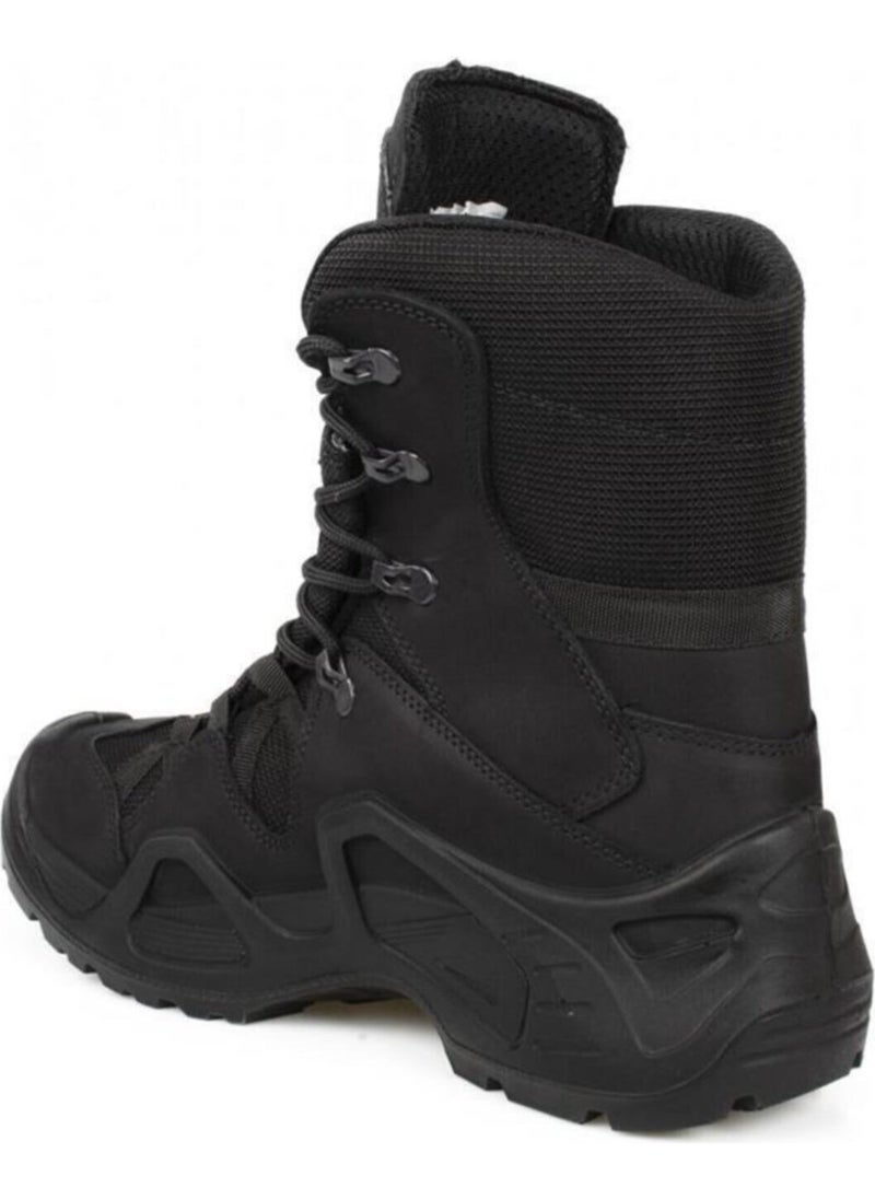 Scooter  - P1490NS Leather Waterproof Tactical Black Men's Combat Boots - Image 1